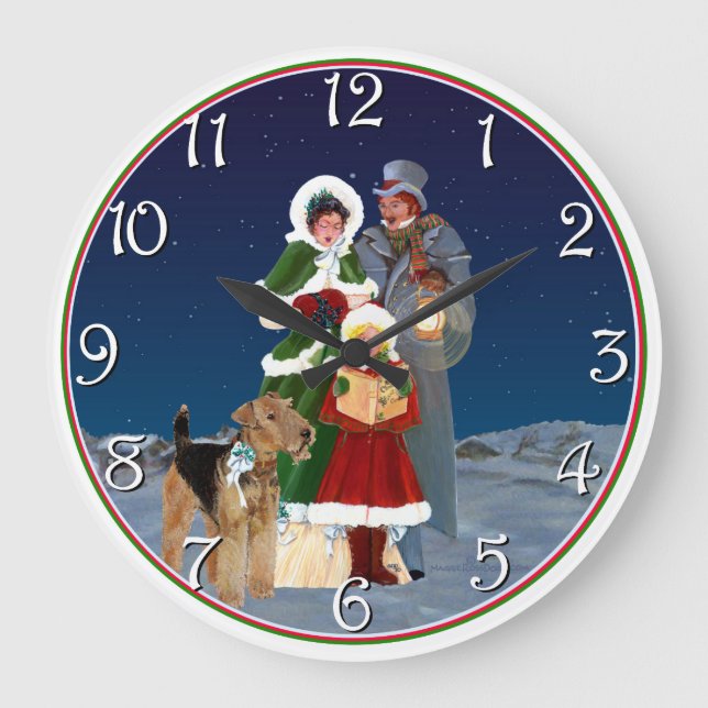Grande Horloge Ronde Chants de Noël (Recto)