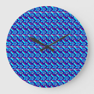 Grande Horloge Ronde Chaos coloré 43 Coque-Mate coque iphone