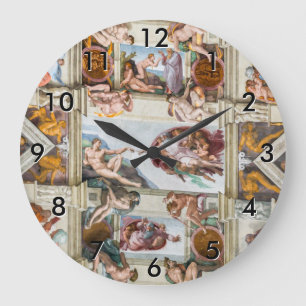 Grande Horloge Ronde Chapelle Sixtine Michel-Ange - Vatican, Rome, Ital