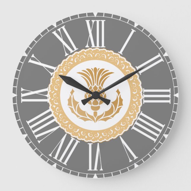 Grande Horloge Ronde Chardon écossais (Recto)