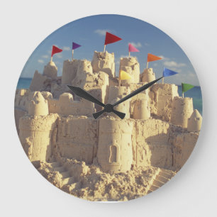 Grande Horloge Ronde Château De Sandel Sur La Plage