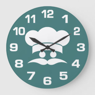 Grande Horloge Ronde CHEF CUSTOM color wall clocks