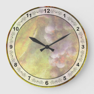 Grande Horloge Ronde Chef - Vin - Raisins
