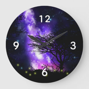 Grande Horloge Ronde Chemin magical Milky