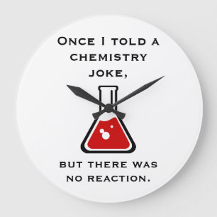 Grande Horloge Ronde Chemistry Teacher Chemist
