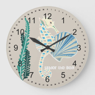 Grande Horloge Ronde Cheval de mer