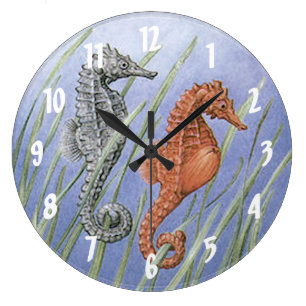 Grande Horloge Ronde Cheval de mer