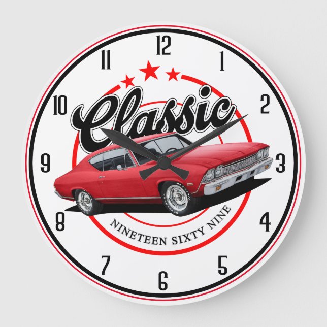 Grande Horloge Ronde Chevelle classique (Recto)