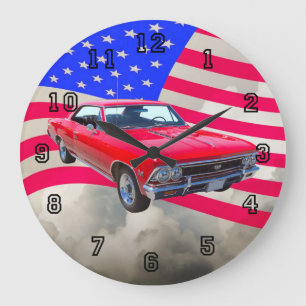 Grande Horloge Ronde Chevy Chevelle solides solubles 396 avec le