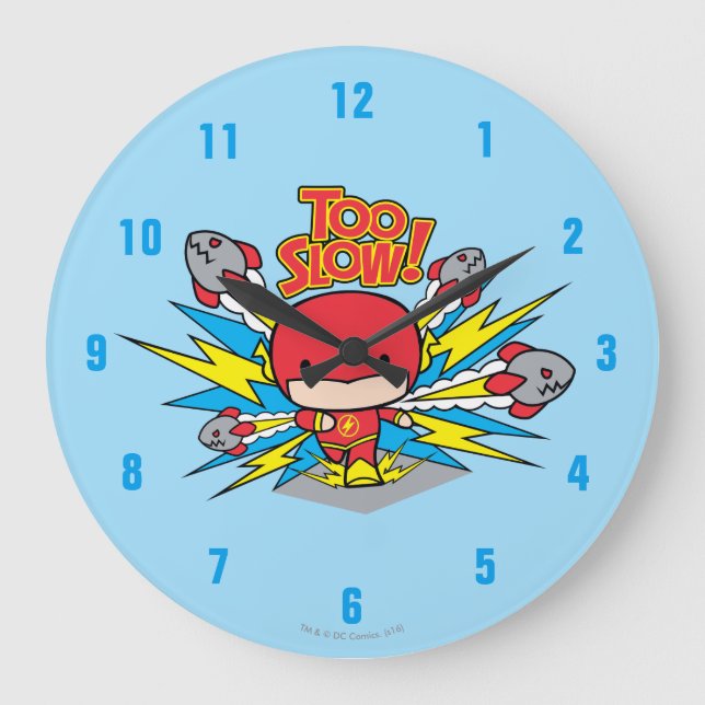 Grande Horloge Ronde Chibi Flash Rockets (Recto)
