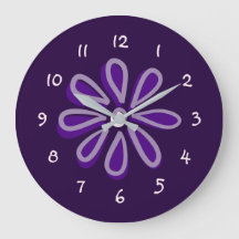 Chic Doodle à fleurs violettes