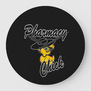Grande Horloge Ronde Chick en pharmacie #4