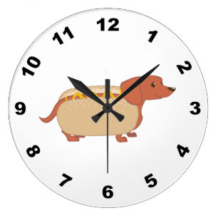 Grande Horloge Ronde Chien à chien