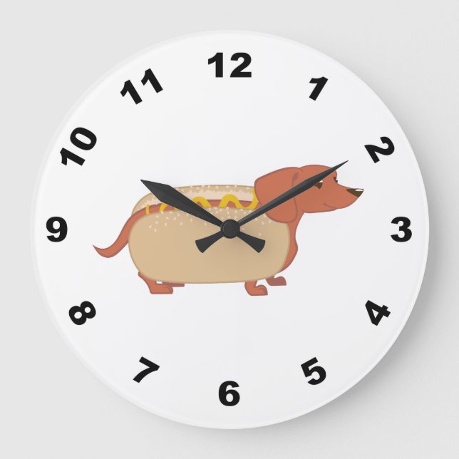 Grande Horloge Ronde Chien à chien (Recto)