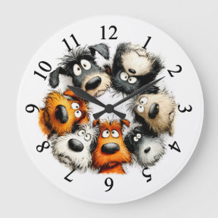 Grande Horloge Ronde Chienclov excentrique