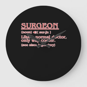 Grande Horloge Ronde Chirurgie Définition Chirurgie Docteur Médicale 