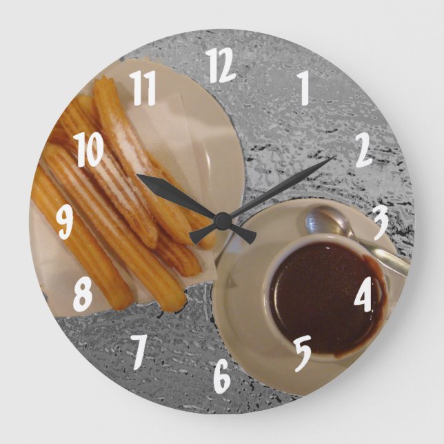 Grande Horloge Ronde Chocolat y Churros (Recto)