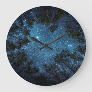 Grande Horloge Ronde Ciel étoilé, Voie Lactée.