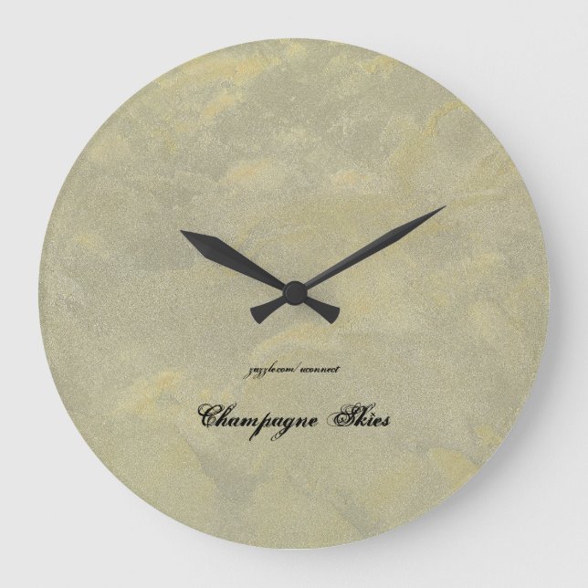 Grande Horloge Ronde Ciels de champagne (Recto)