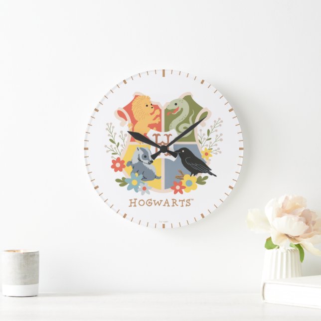 Grande Horloge Ronde Cimier HOGWARTS™ (Maison)