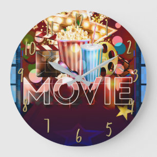 Grande Horloge Ronde Cinéma Films Soirée Cinéma Salle de divertissement