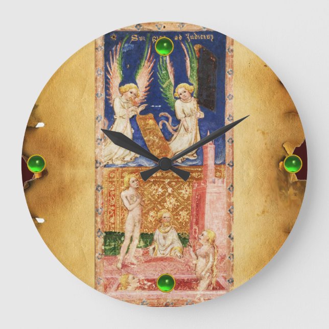 GRANDE HORLOGE RONDE CIOTES ANCIENNES RENAISSANCE 20 /LE JUGEMENT (Recto)