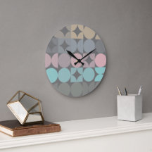 Circles Abstraits amusants Carrés Popart Motif