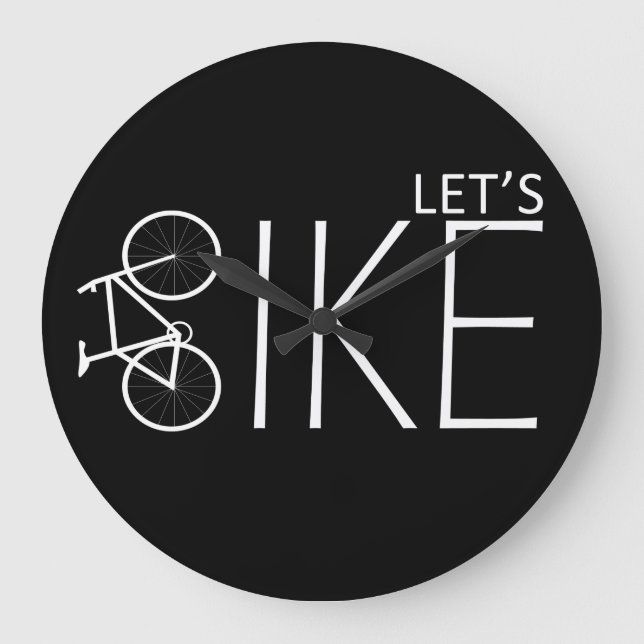 Grande Horloge Ronde Citations de VTT motivationnelles (Recto)