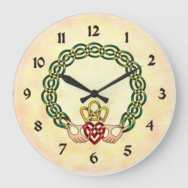 Grande Horloge Ronde Claddagh (Recto)