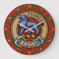 Clan Bruce Crest sur Tartan