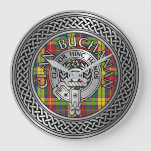 Grande Horloge Ronde Clan Buchanan Crest & Tartan Knot