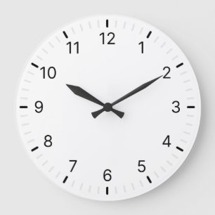 Grande Horloge Ronde Classique minimale simple