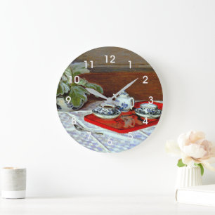 Grande Horloge Ronde Claude Monet - Le Service à Thé,