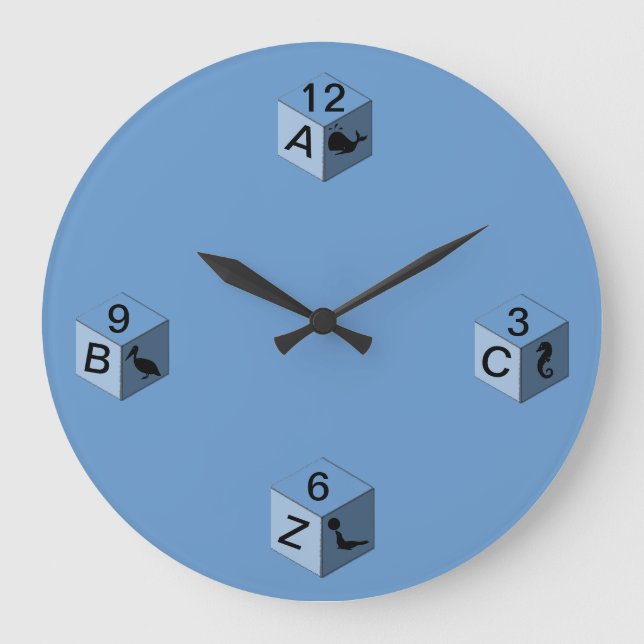 Grande Horloge Ronde Clock Baby Block (Recto)