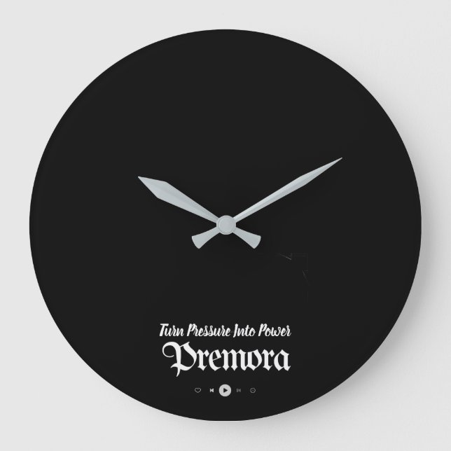 Grande Horloge Ronde clock by premora (Recto)