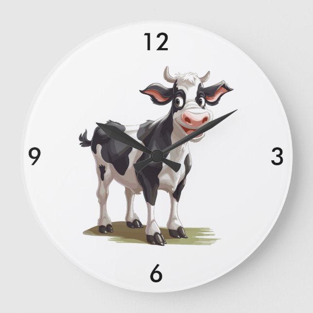 Grande Horloge Ronde Clock Cow (Recto)