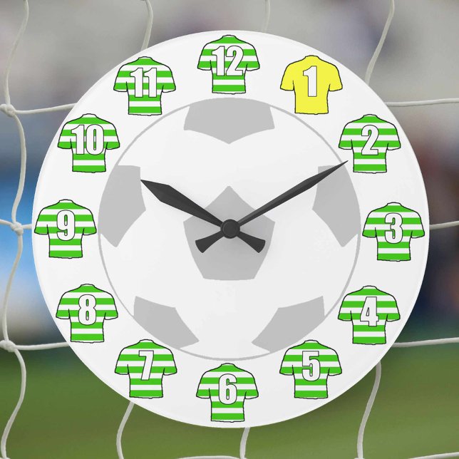Grande Horloge Ronde Clock de football (Créateur téléchargé)