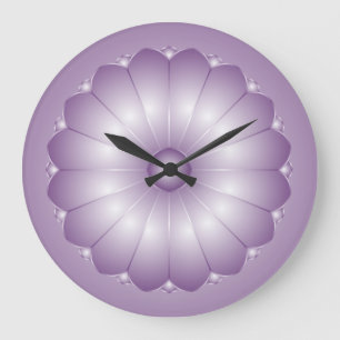 Grande Horloge Ronde Clock de Lavender