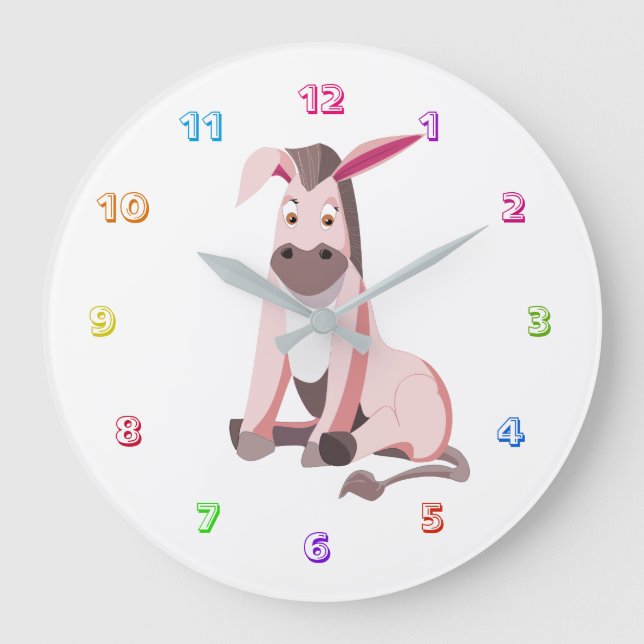Grande Horloge Ronde Clock de Petit Rose (Recto)