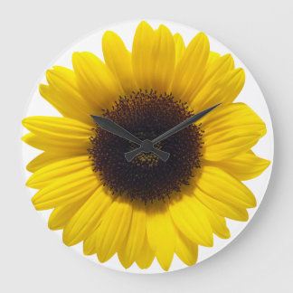 Grande Horloge Ronde Clock de Sunflower