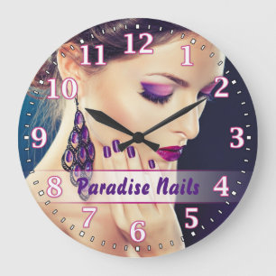Grande Horloge Ronde Clock de Wall Personnel