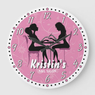Grande Horloge Ronde Clock de Wall Personnel