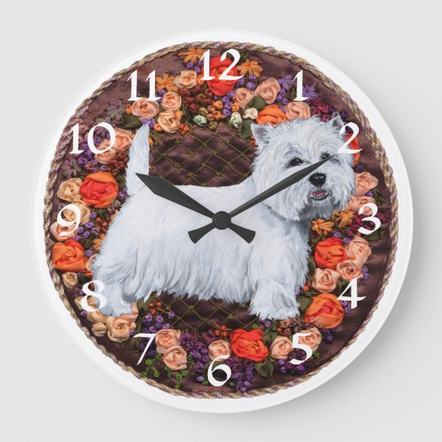 Grande Horloge Ronde Clock de White Terrier (Recto)