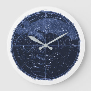 Grande Horloge Ronde Clock des constellations du Nord