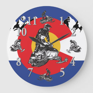 Grande Horloge Ronde Clock mobile du Colorado