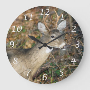 Grande Horloge Ronde Clock White Tailed