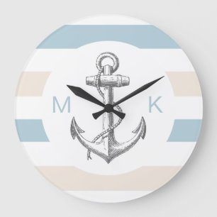 Grande Horloge Ronde Clocks de Wall Decor