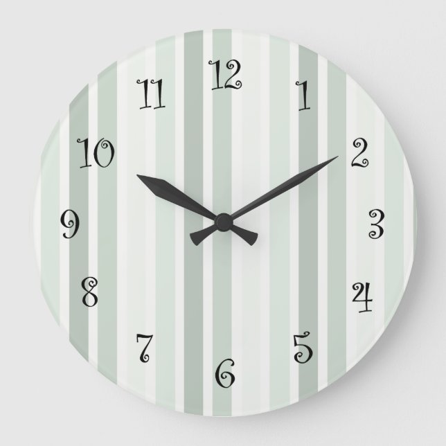 Grande Horloge Ronde Clocks modernes de Kitchen (Recto)