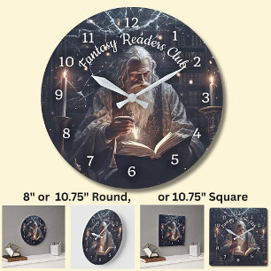 Grande Horloge Ronde Club de lecteurs de fantasy - Magie