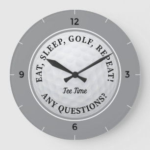 Grande Horloge Ronde Club de sport de Custom Golf
